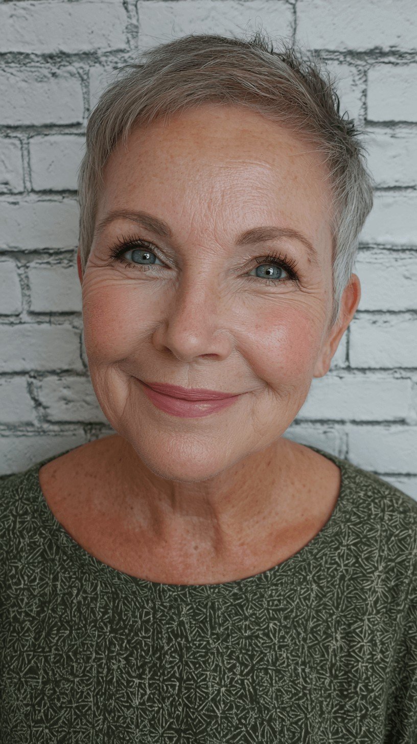 Modern Short Pixie Cut with Soft Texture