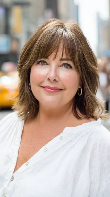 Modern Soft Layered Cut with Flattering Bangs