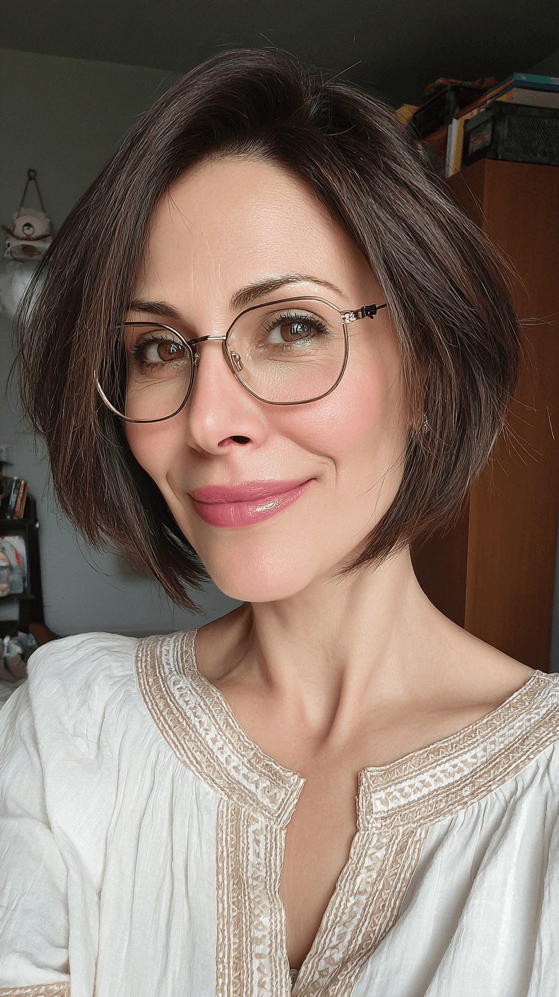 Sleek Modern Bob with Subtle Textured Layers