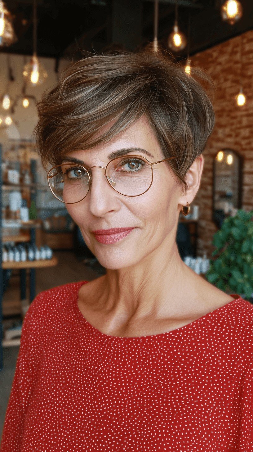 Sleek Textured Short Cut with Subtle Layers