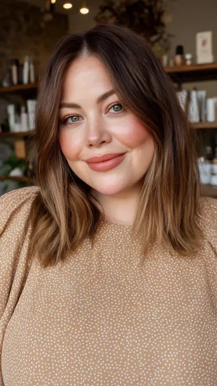Soft Layered Cut with Warm Undertones