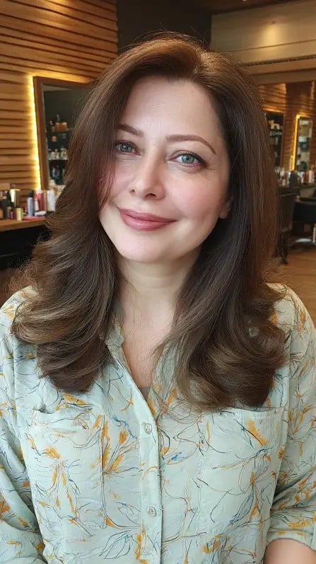 Stylish Voluminous Layers with Soft Waves