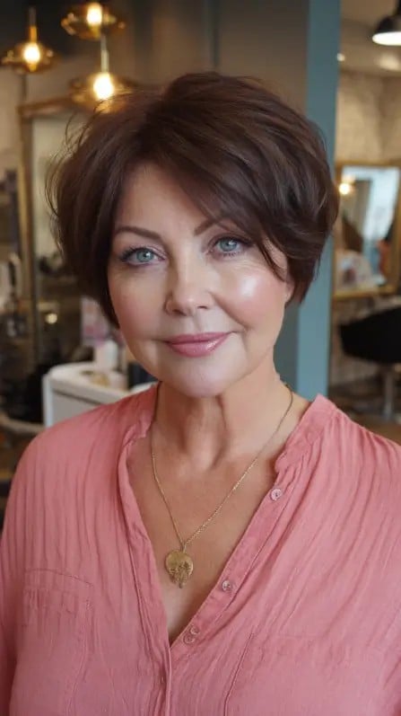 Textured Short Cut with Soft Volume and Subtle Layers