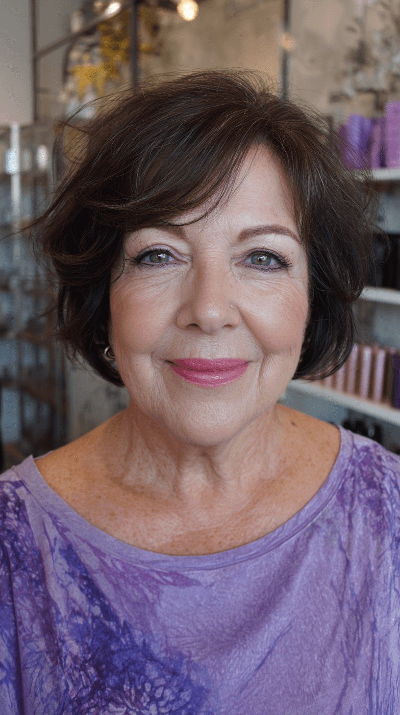Textured Short Cut with Soft Waves