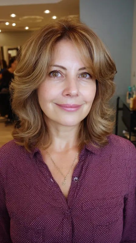 Textured Shoulder-Length Cut with Soft Volume
