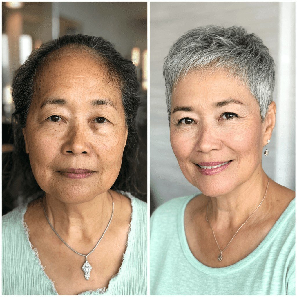 Chic Textured Short Cut with Soft Volume