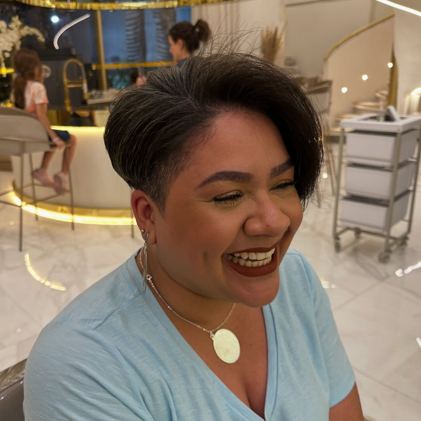 Bold Textured Pixie Cut with Side Undercut