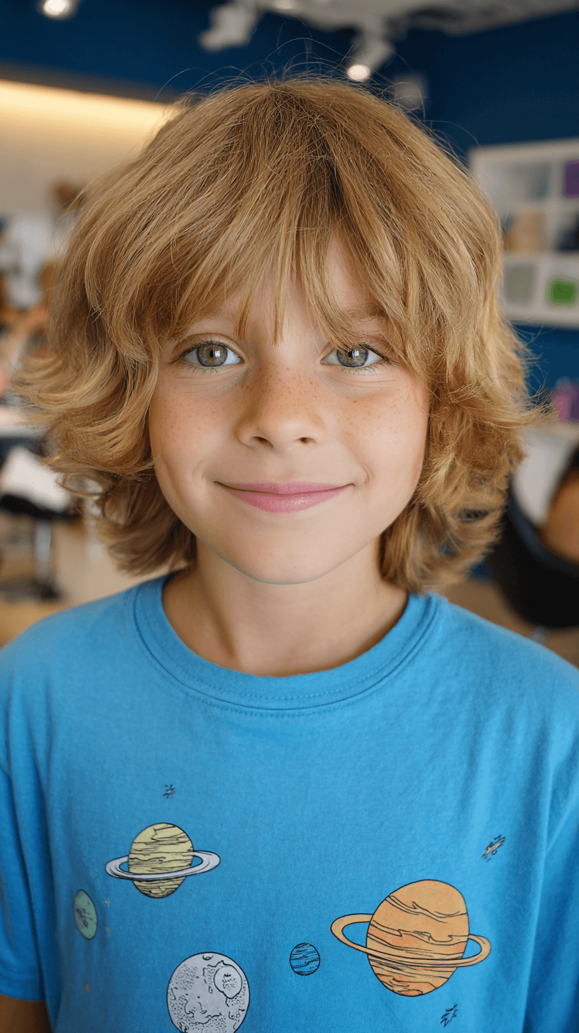 Charming Curly Mid-Length Cut with Soft Layers