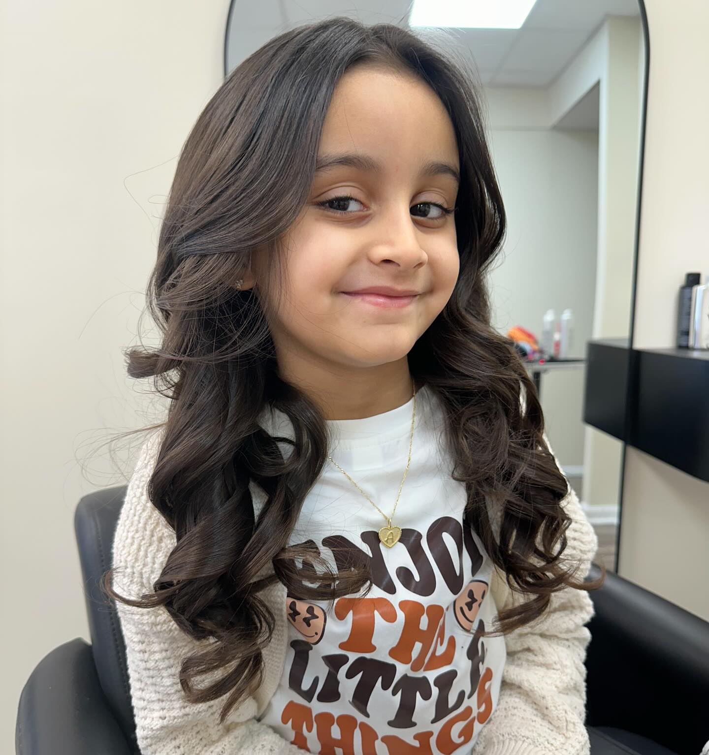 Charming Long Layered Curls with Soft Bounce