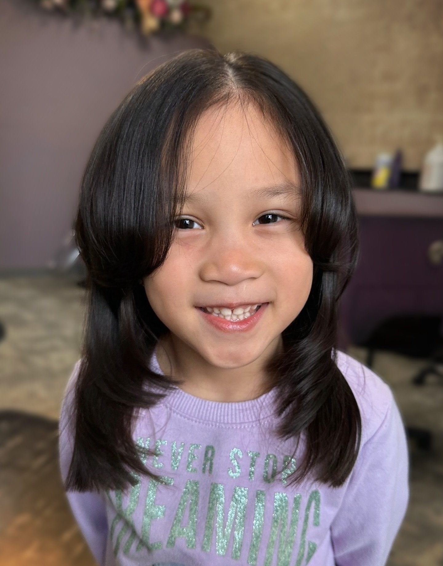 Charming Long Layered Cut with Face-Framing Bangs