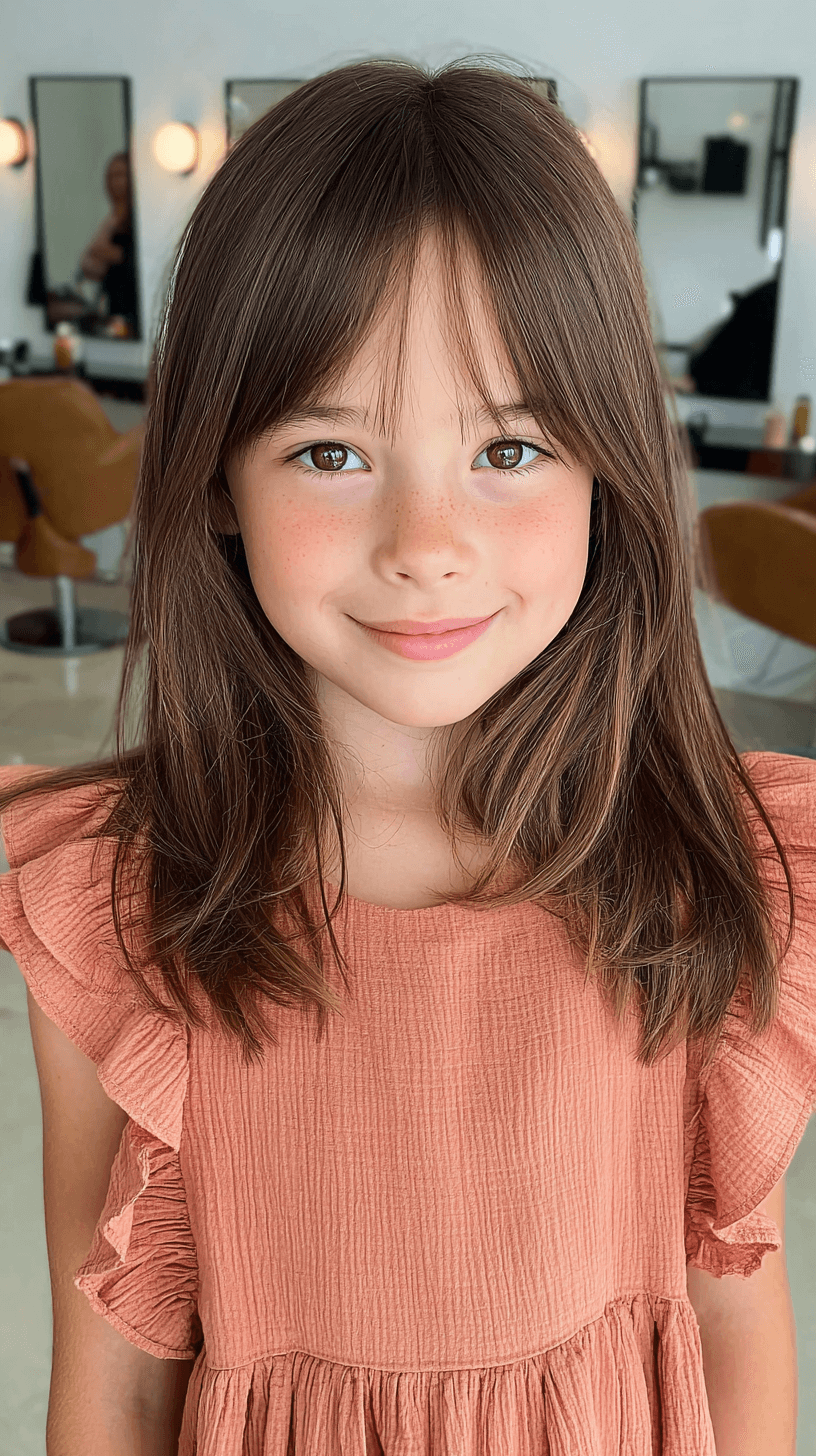 Charming Long Layered Cut with Subtle Face Framing