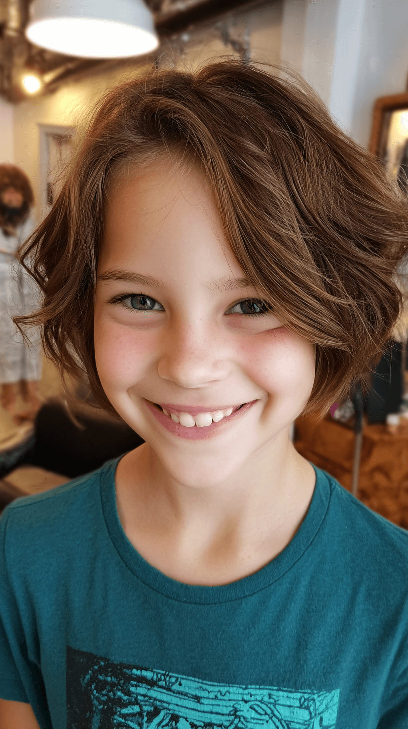 Charming Textured Short Bob with Soft Waves