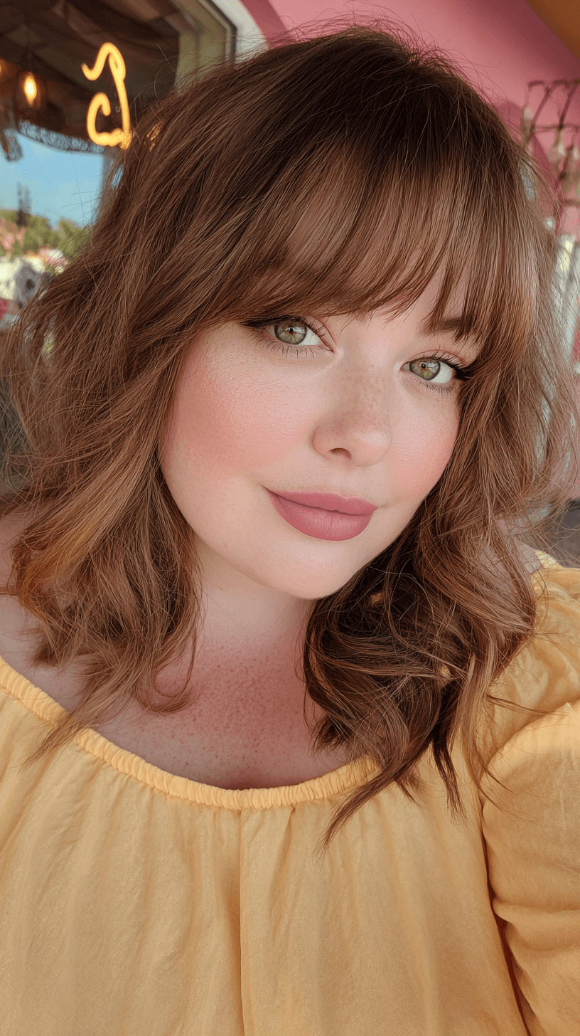 Chic Layered Bob with Bangs