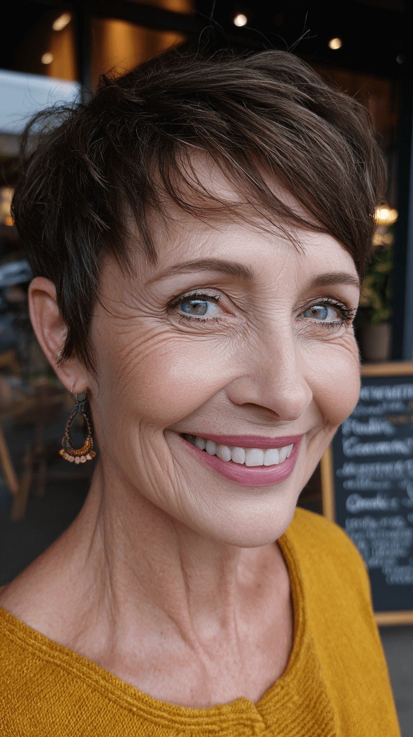 Chic Short Textured Pixie with Soft Layers