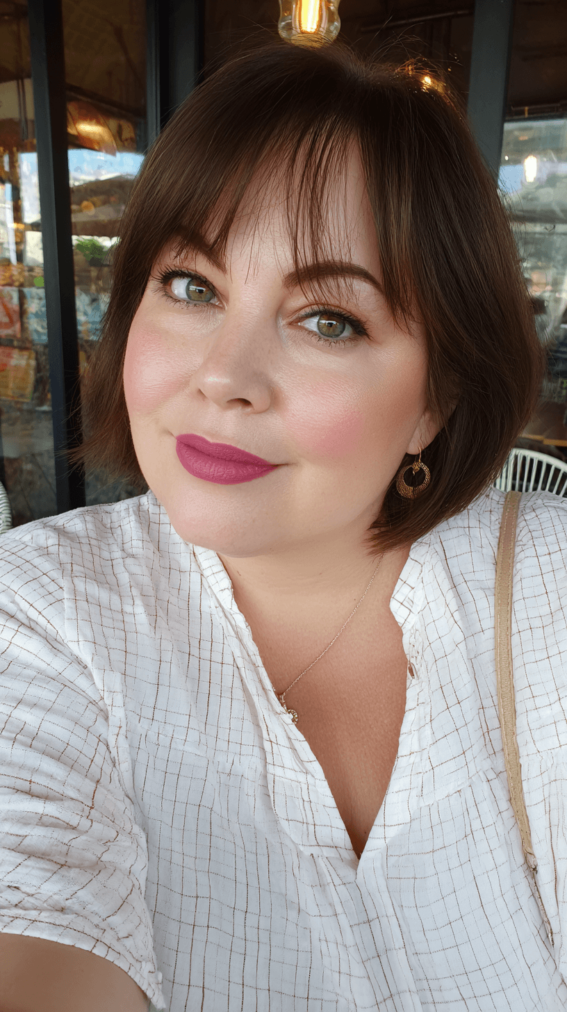 Chic Textured Bob with Soft Bangs