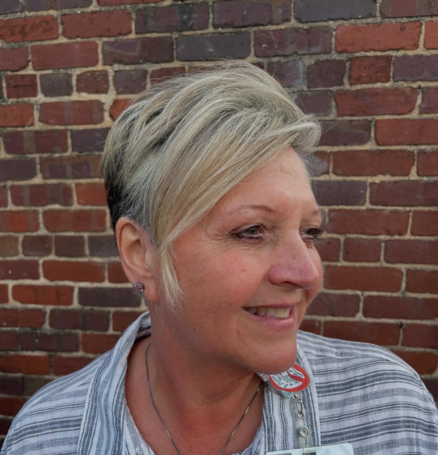 Chic Textured Pixie Cut with Subtle Side Fade