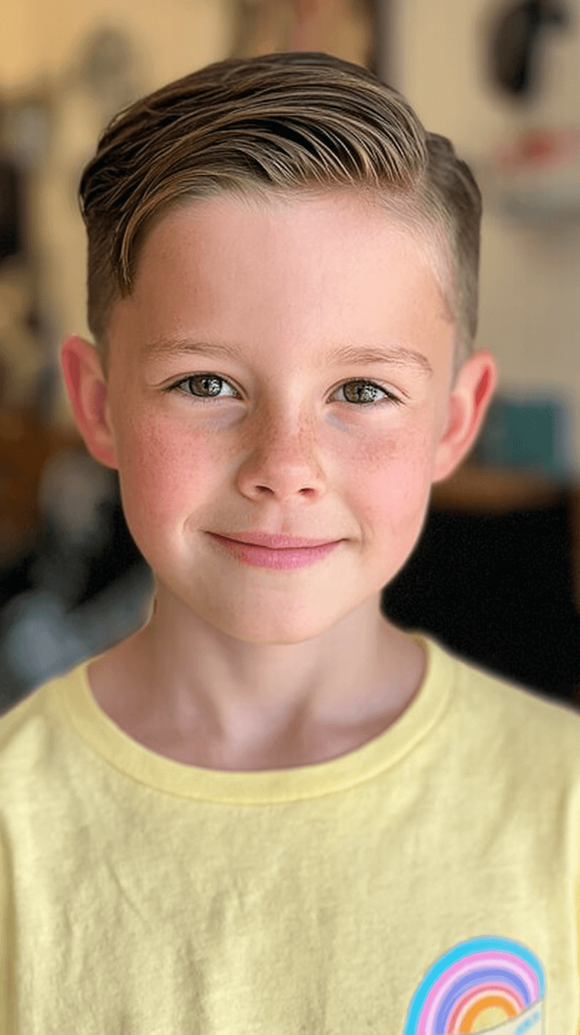 Classic Tapered Cut with Side Part