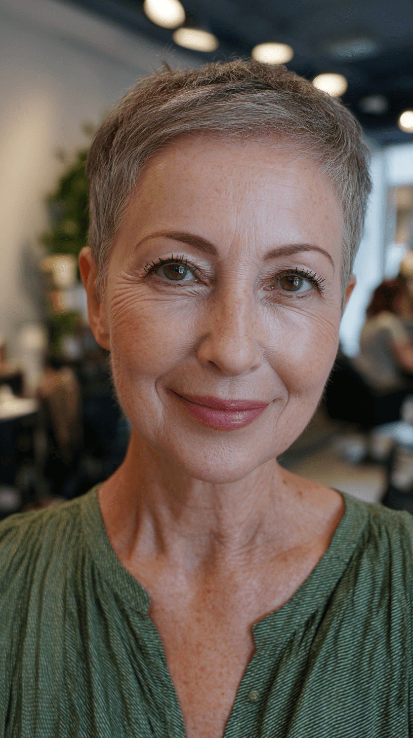 Contemporary Short Textured Pixie with Soft Edges