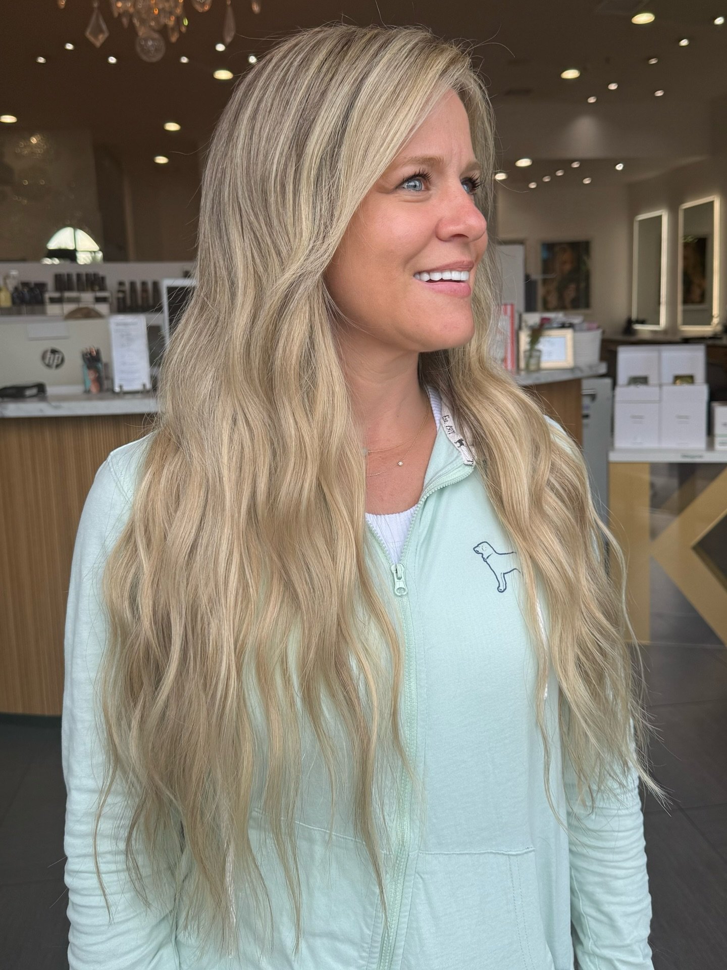 Gorgeous Beachy Waves with Subtle Balayage