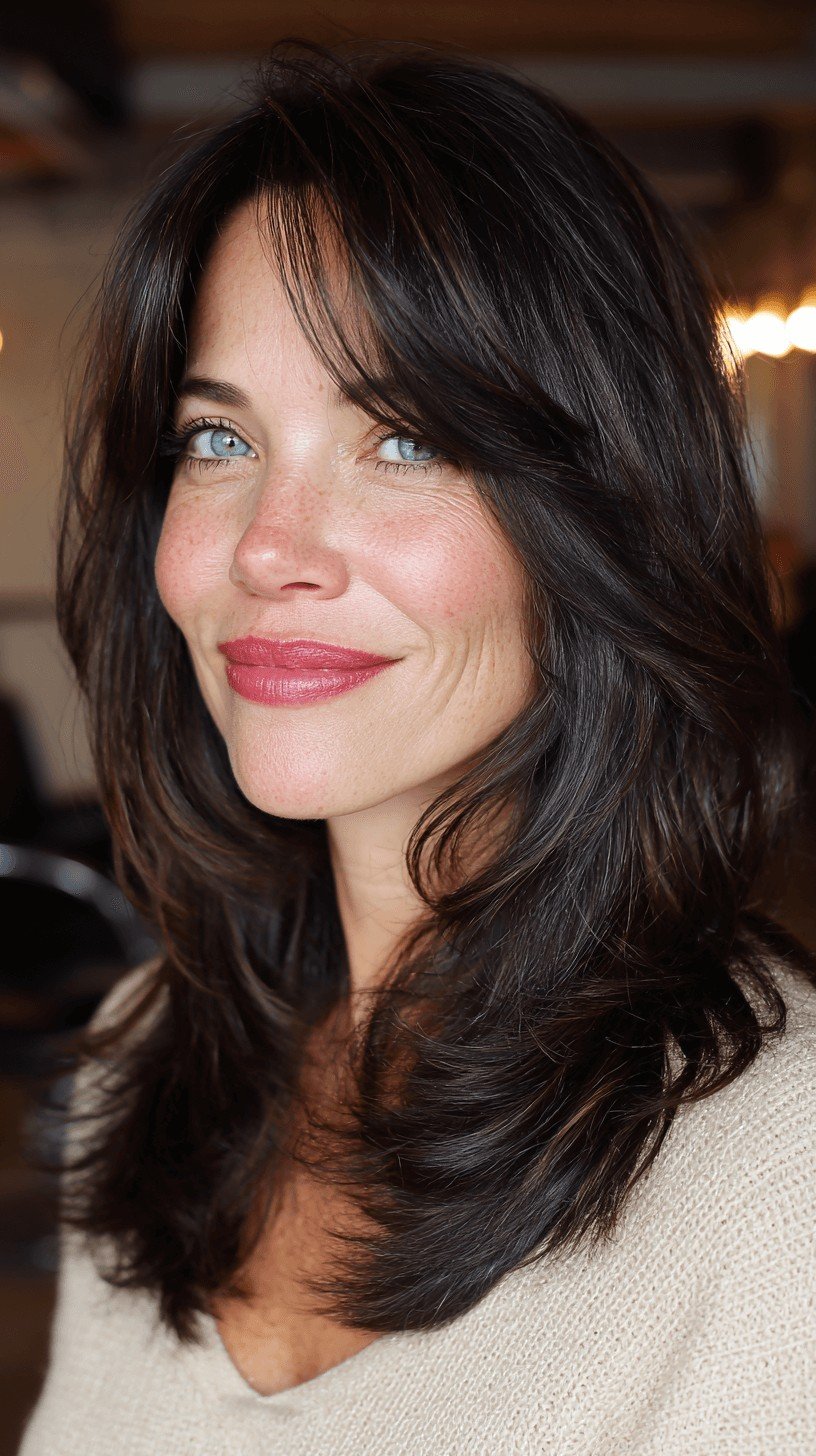 Modern Butterfly Cut with Soft Volume and Face-Framing Layers