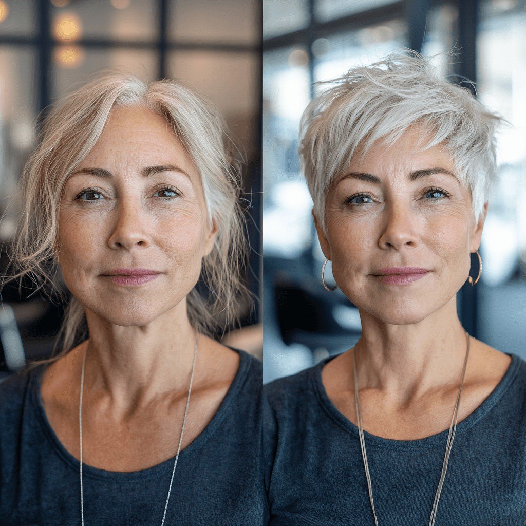 Modern Chic Short Textured Pixie with Subtle Volume