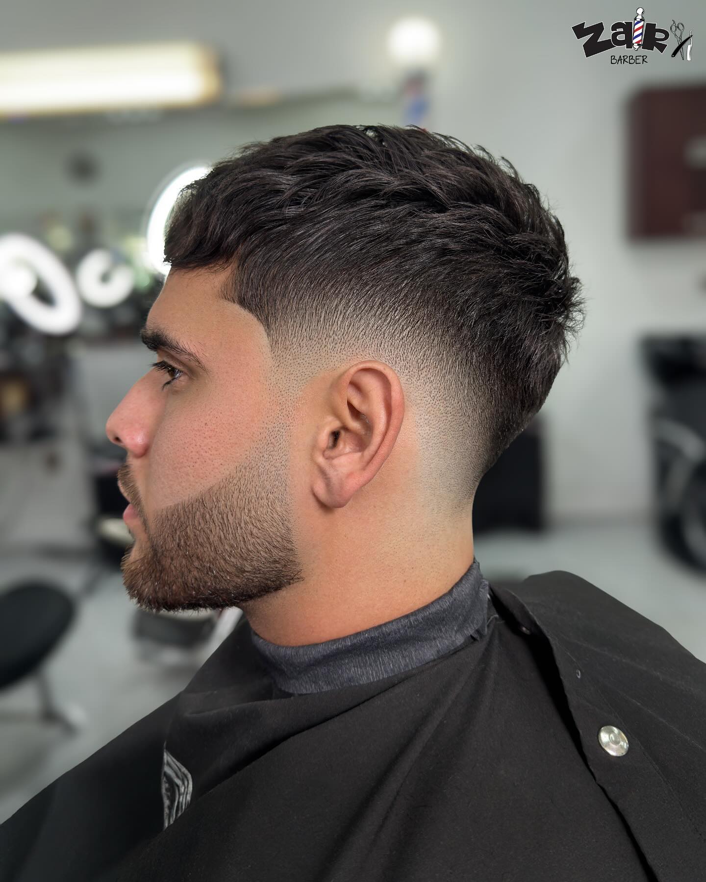 Modern Textured Crop with Fade