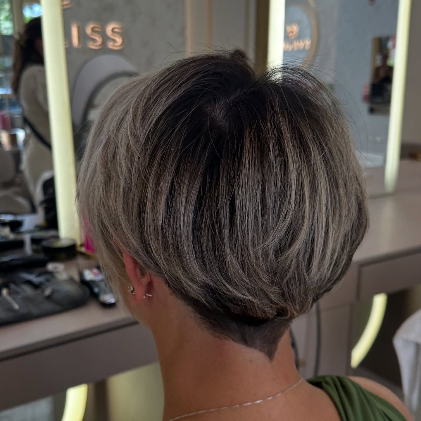 Modern Textured Pixie with Nape Undercut
