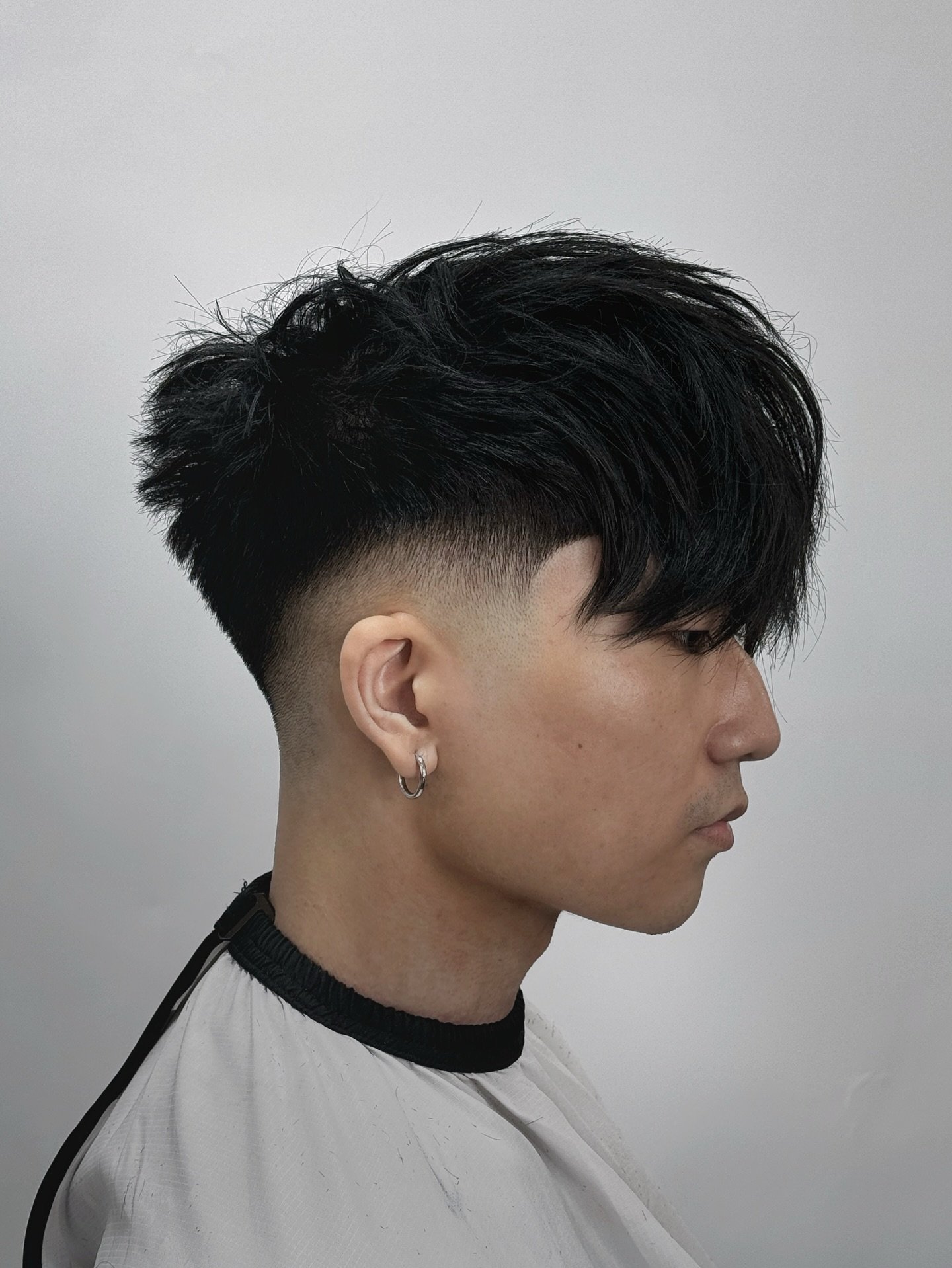 Textured High-Volume Crop with Tapered Sides