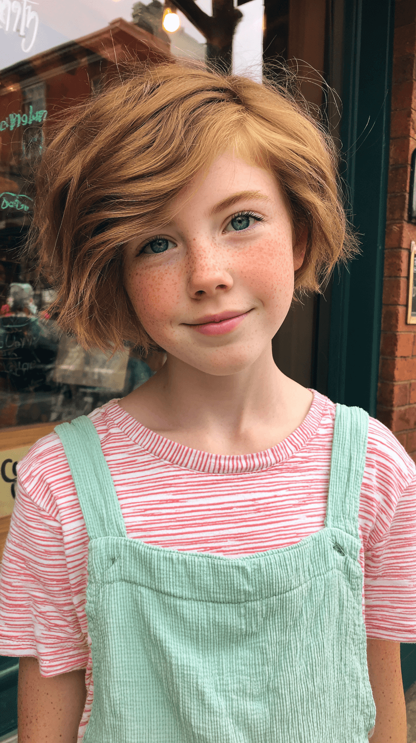 Textured Short Shag with Soft Waves
