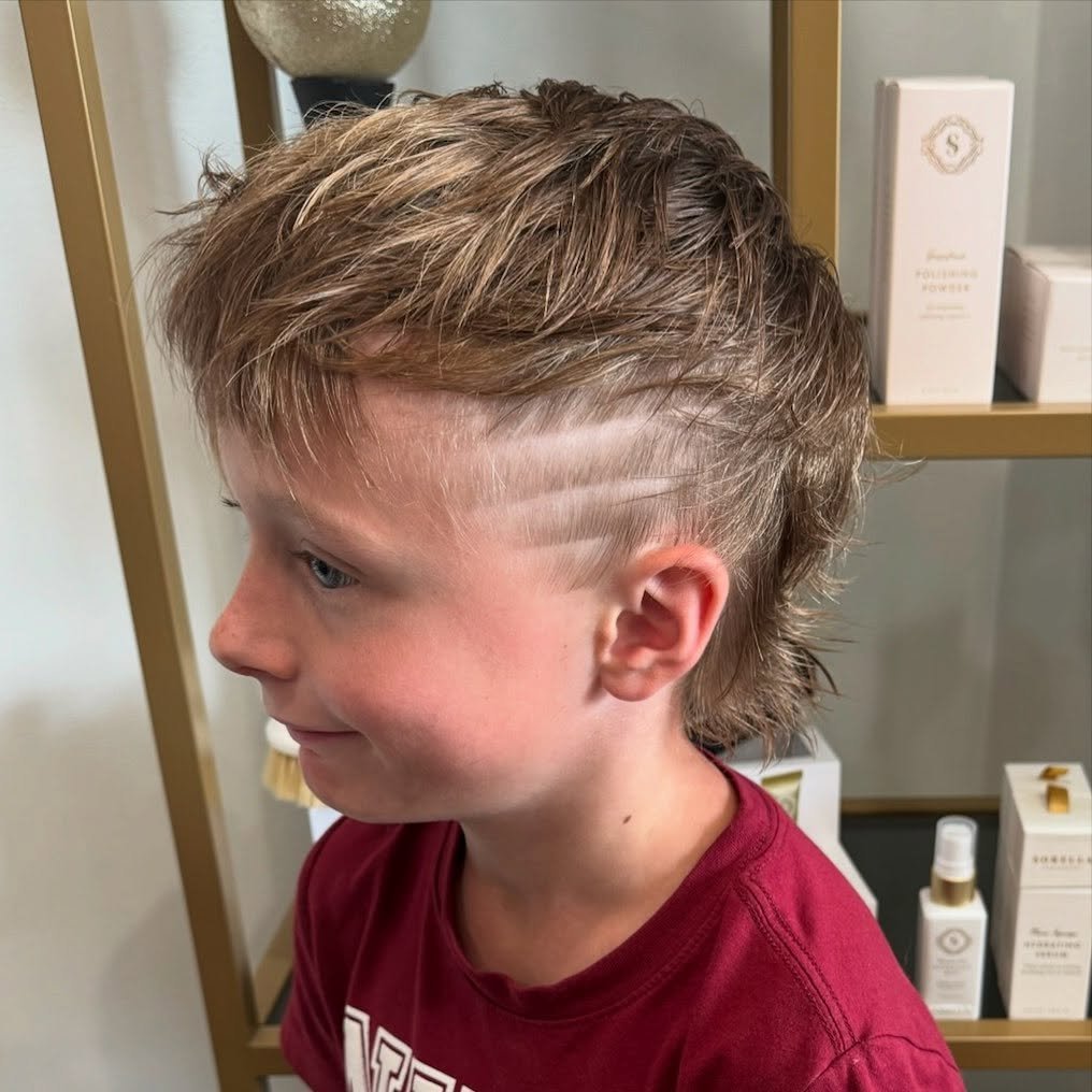 Trendy Undercut Mullet with Textured Layers