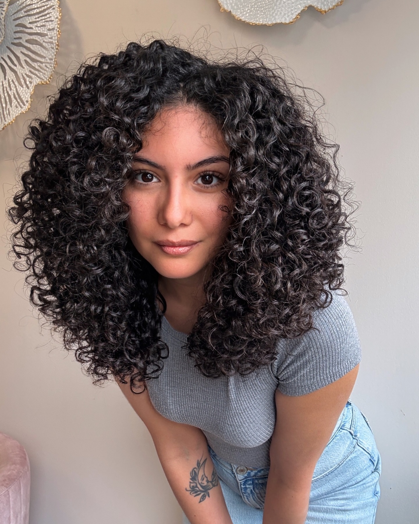 Voluminous Curly Cut with Defined Bouncy Curls