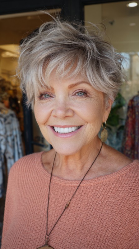 Charming Salt-and-Pepper Textured Crop