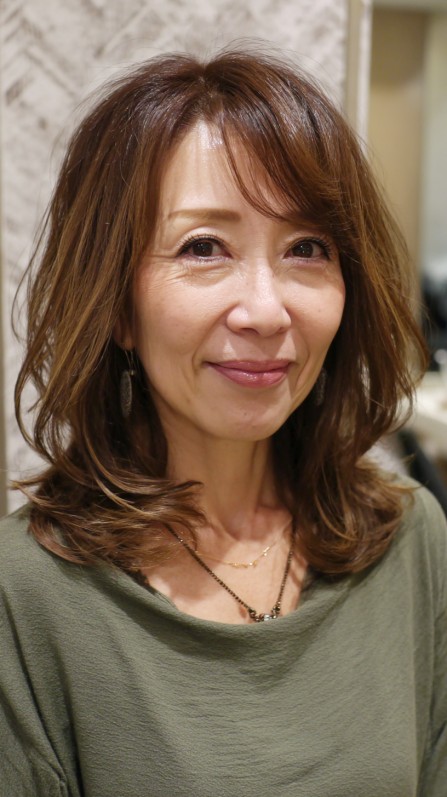 Chic Caramel Tones with Textured Layers