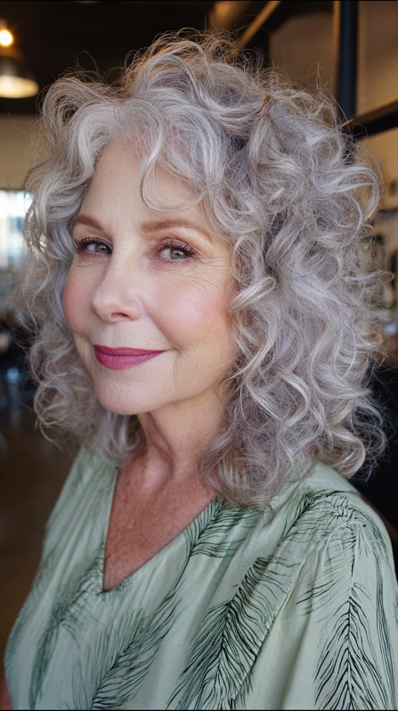 Enchanting Silver Waves for Radiant Volume