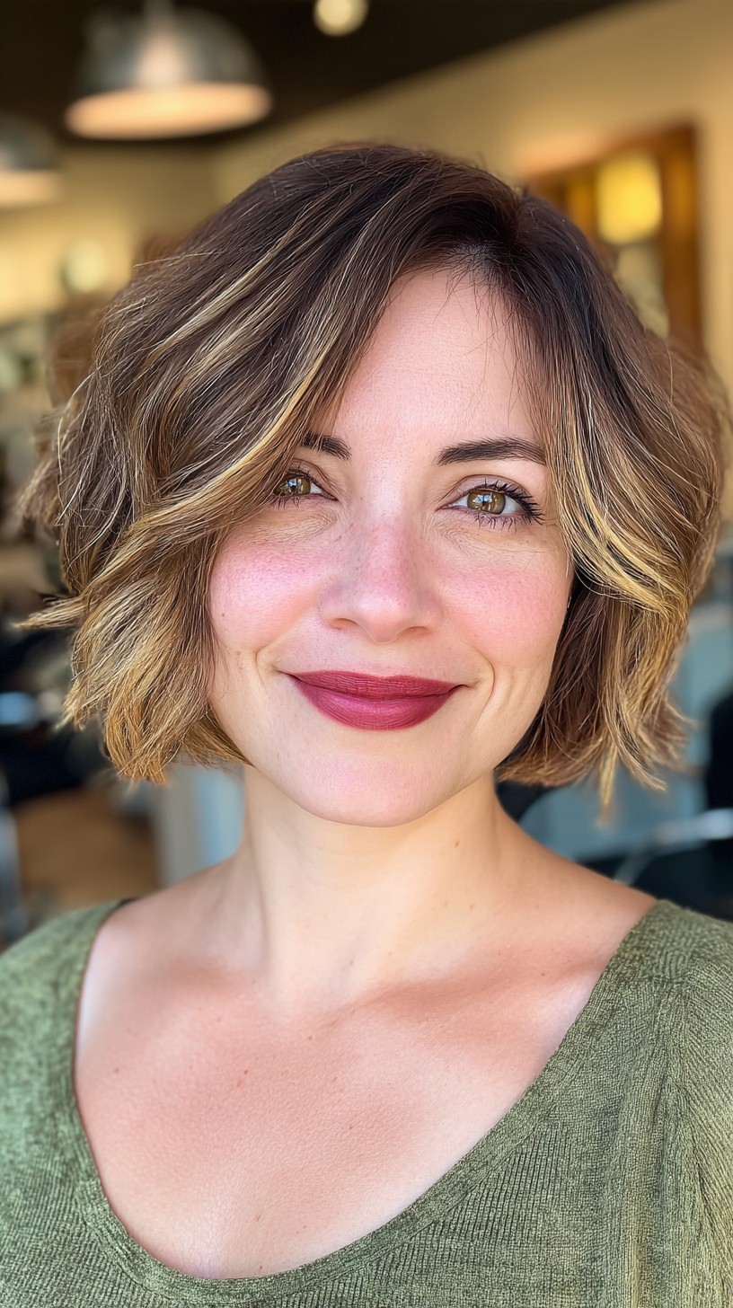 Dynamic Caramel Waves With Precision Cut Ends