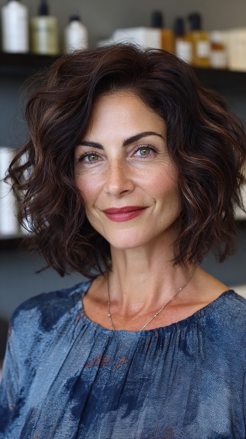 Effortlessly Chic Tousled Bob
