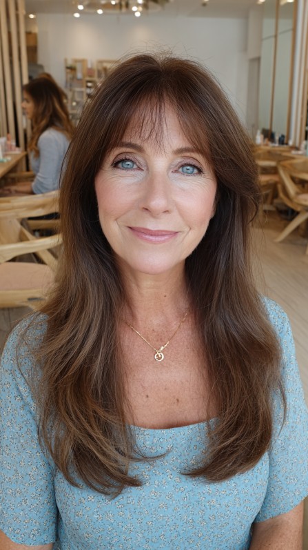 Rich Chestnut Waves with Seamless Layers