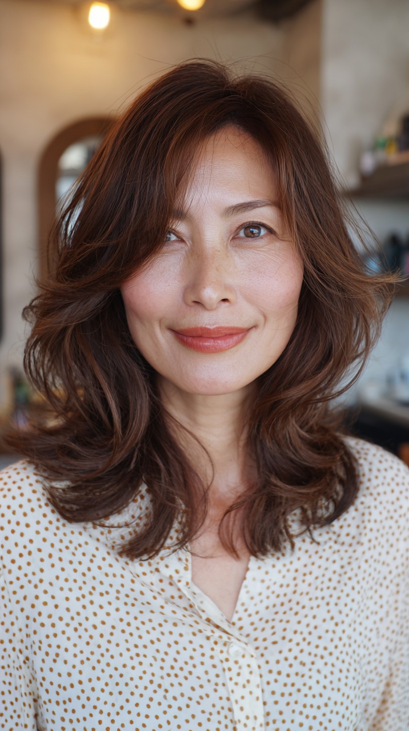 Dynamic Chestnut Waves with Face-Framing Layers