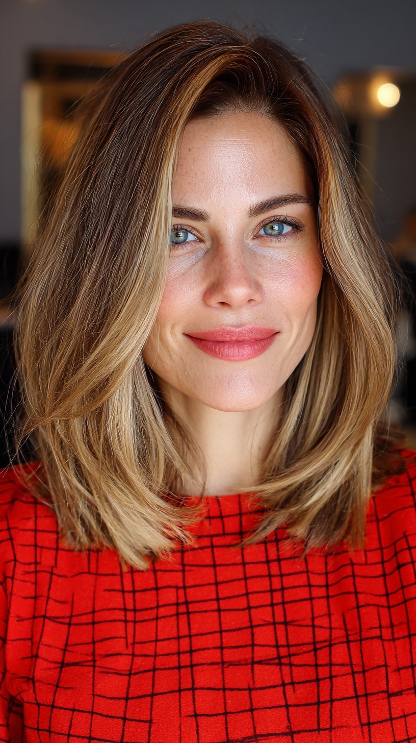 Effortless Mid-Length Beachy Waves