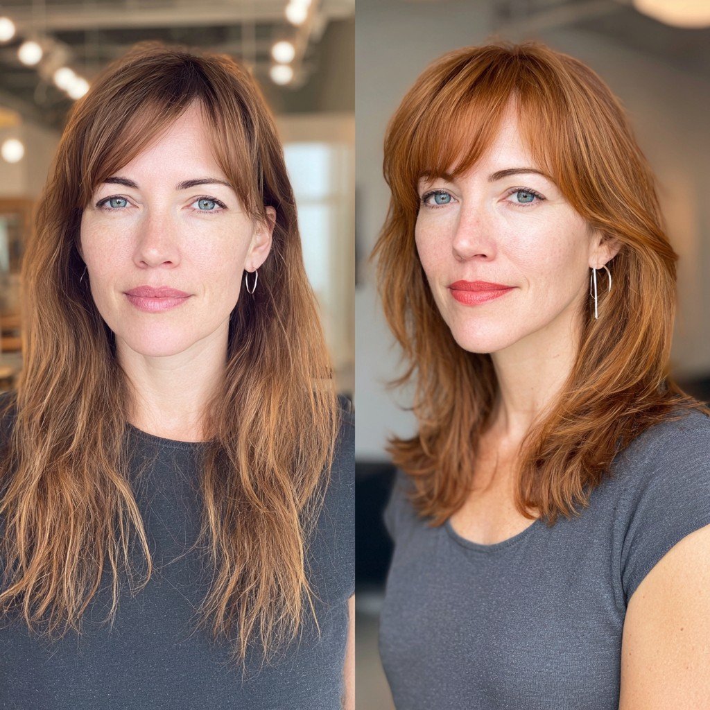 Rich Auburn Transformation with Seamless Layers