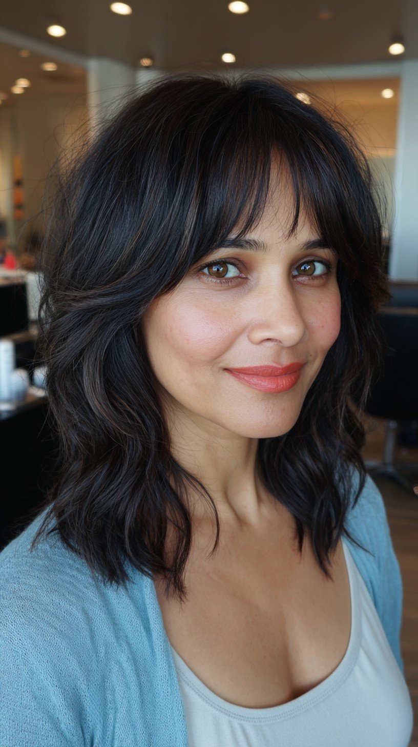 Soft Black Waves with Subtle Layers