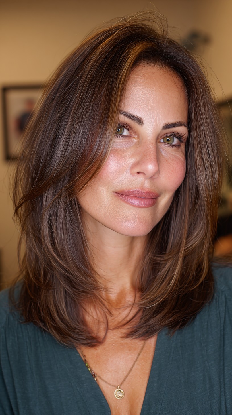 Effortlessly Tousled Chocolate Waves