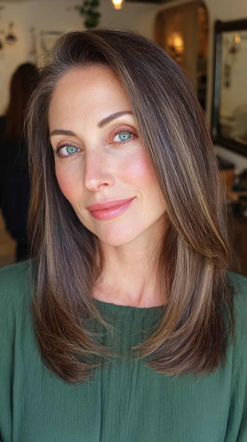 Graceful Silver-Infused Medium Waves