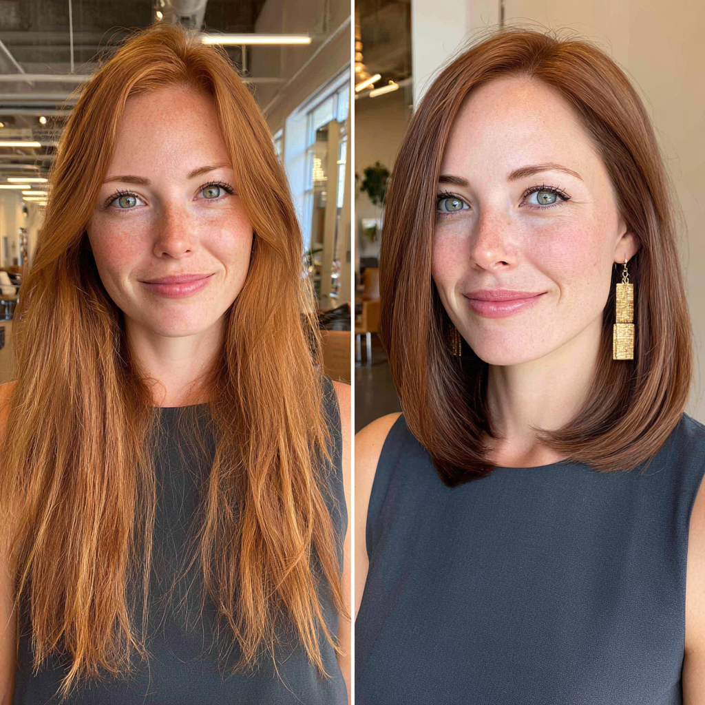 Chic Long Bob with Soft Layers