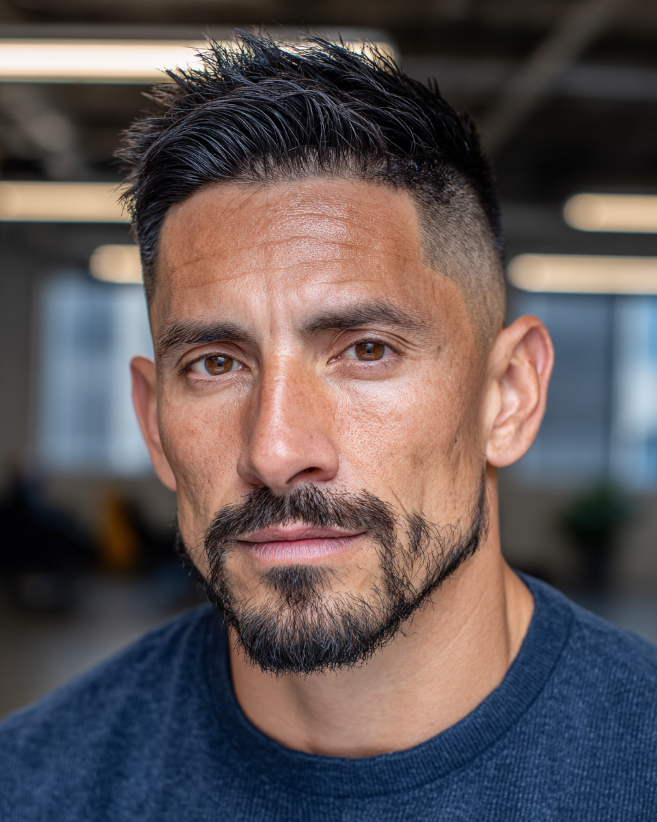Modern Mid Taper Fade with Defined Texture