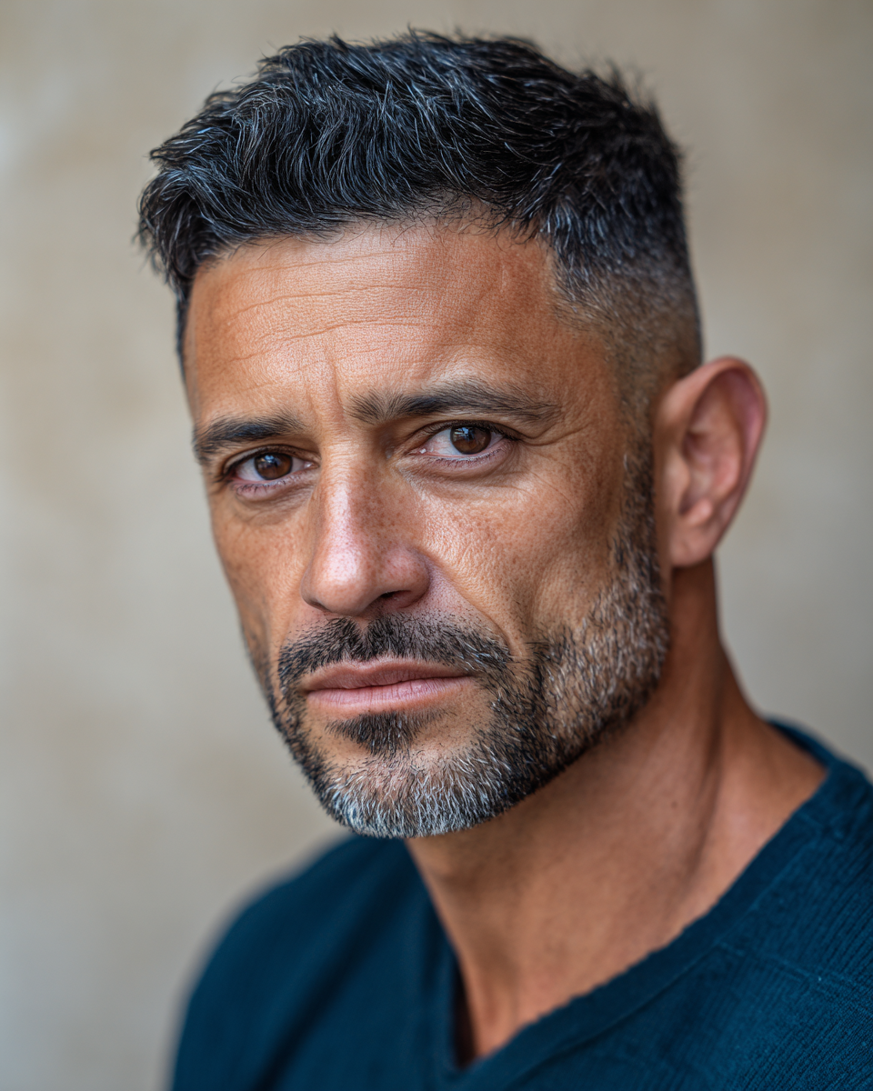 Refined Mid Taper Fade with Textured Crop
