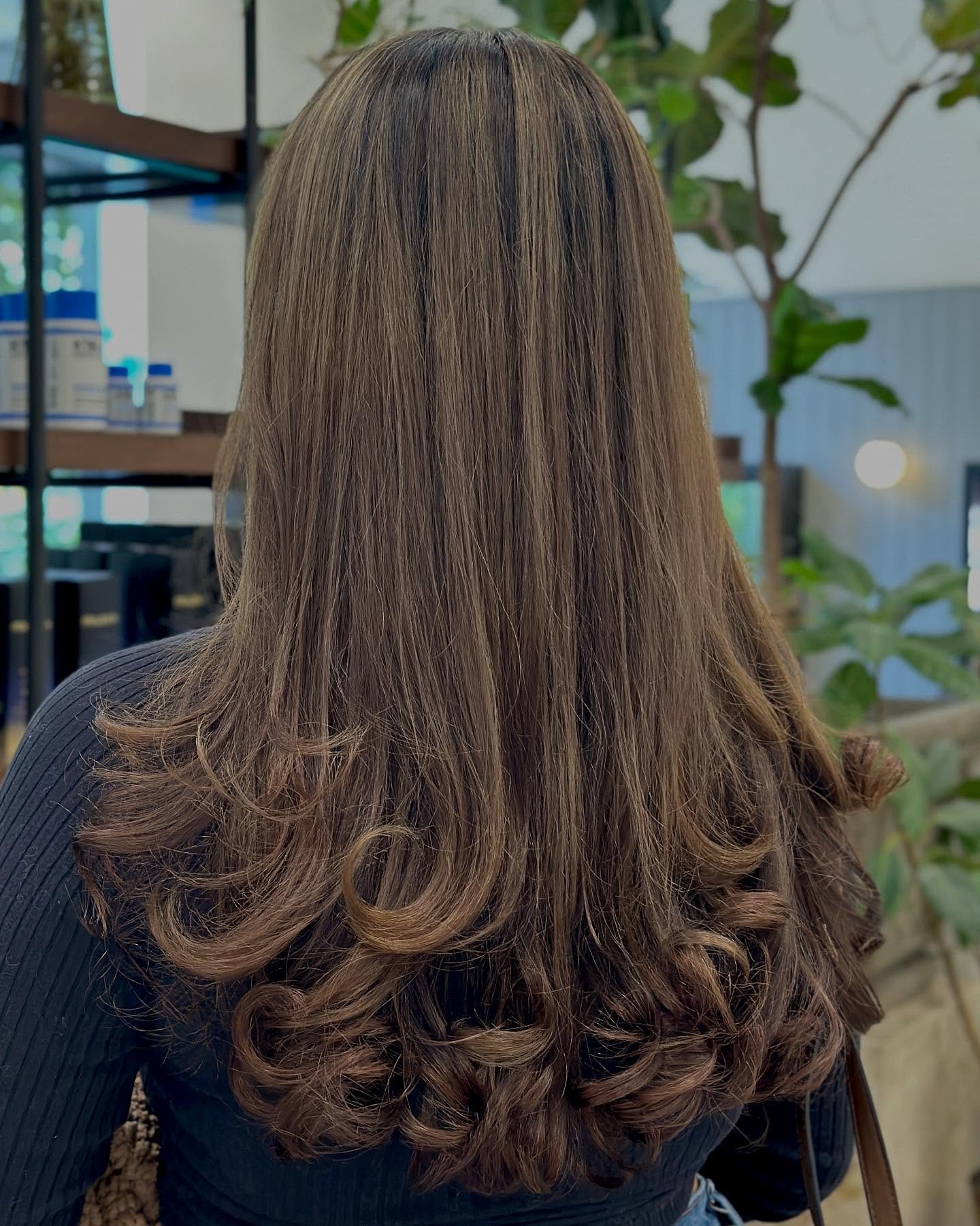 Rich Brunette Waves with Textured Ends