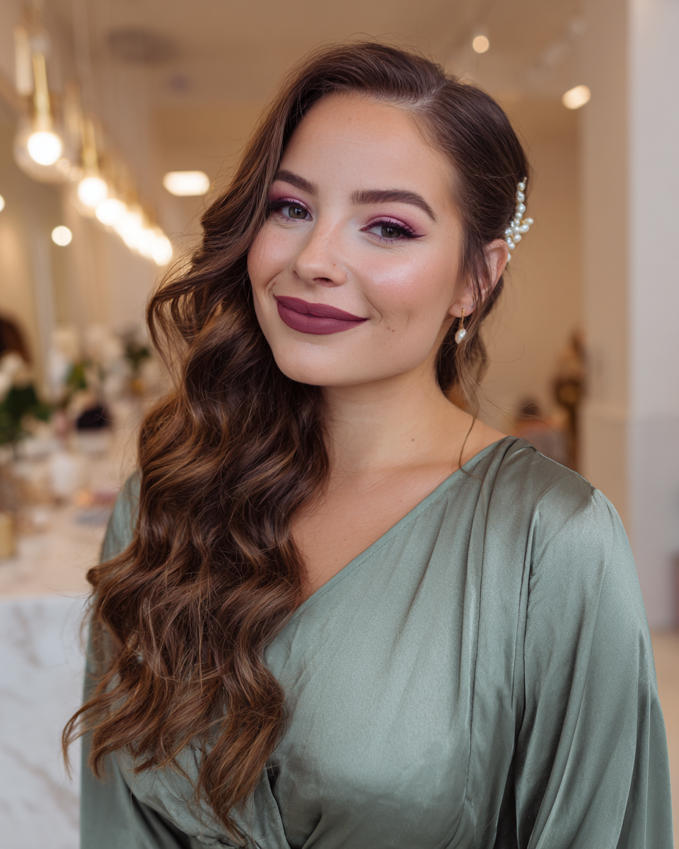 Glamorous Long Loose Waves with Subtle Highlights