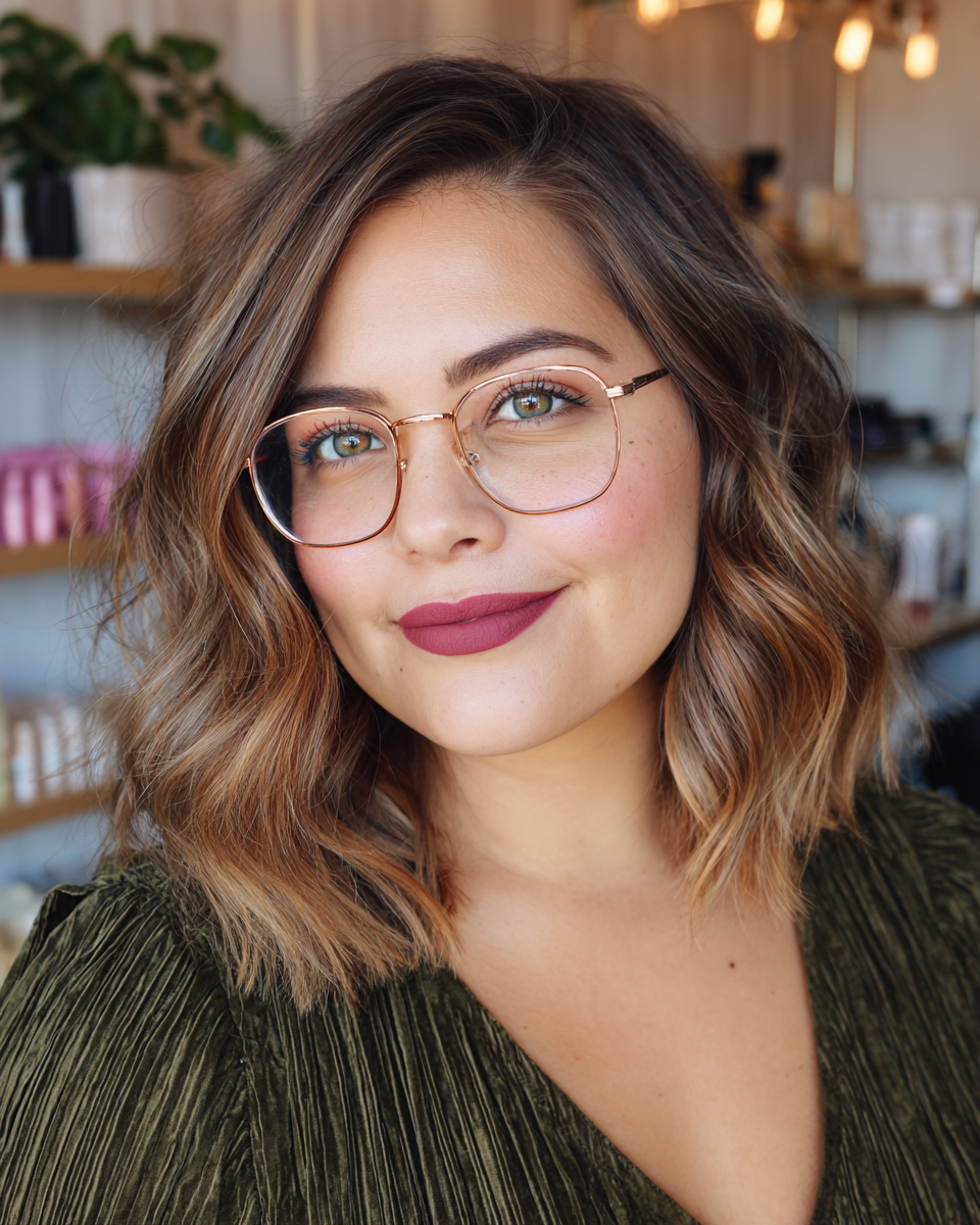 Modern Ash Brown Beach Waves with Soft Layers