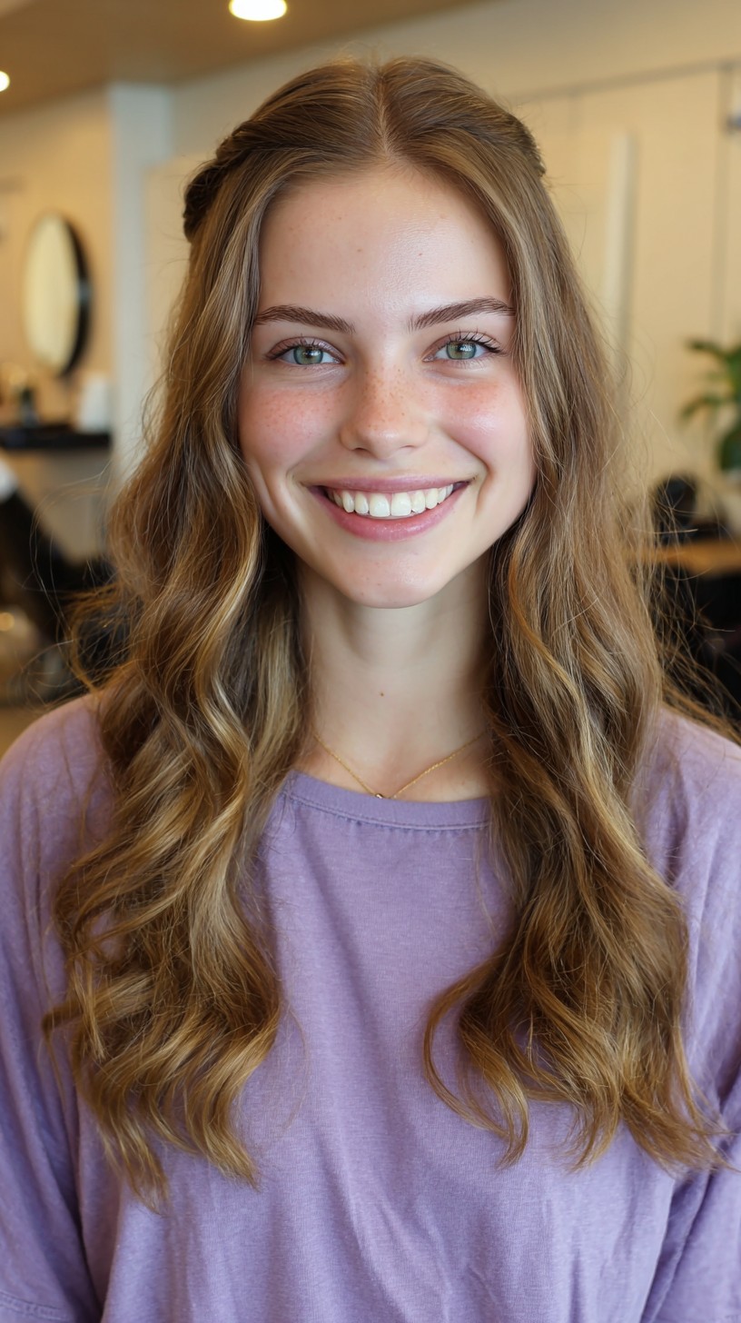 Effortless Beach Waves with Subtle Highlights